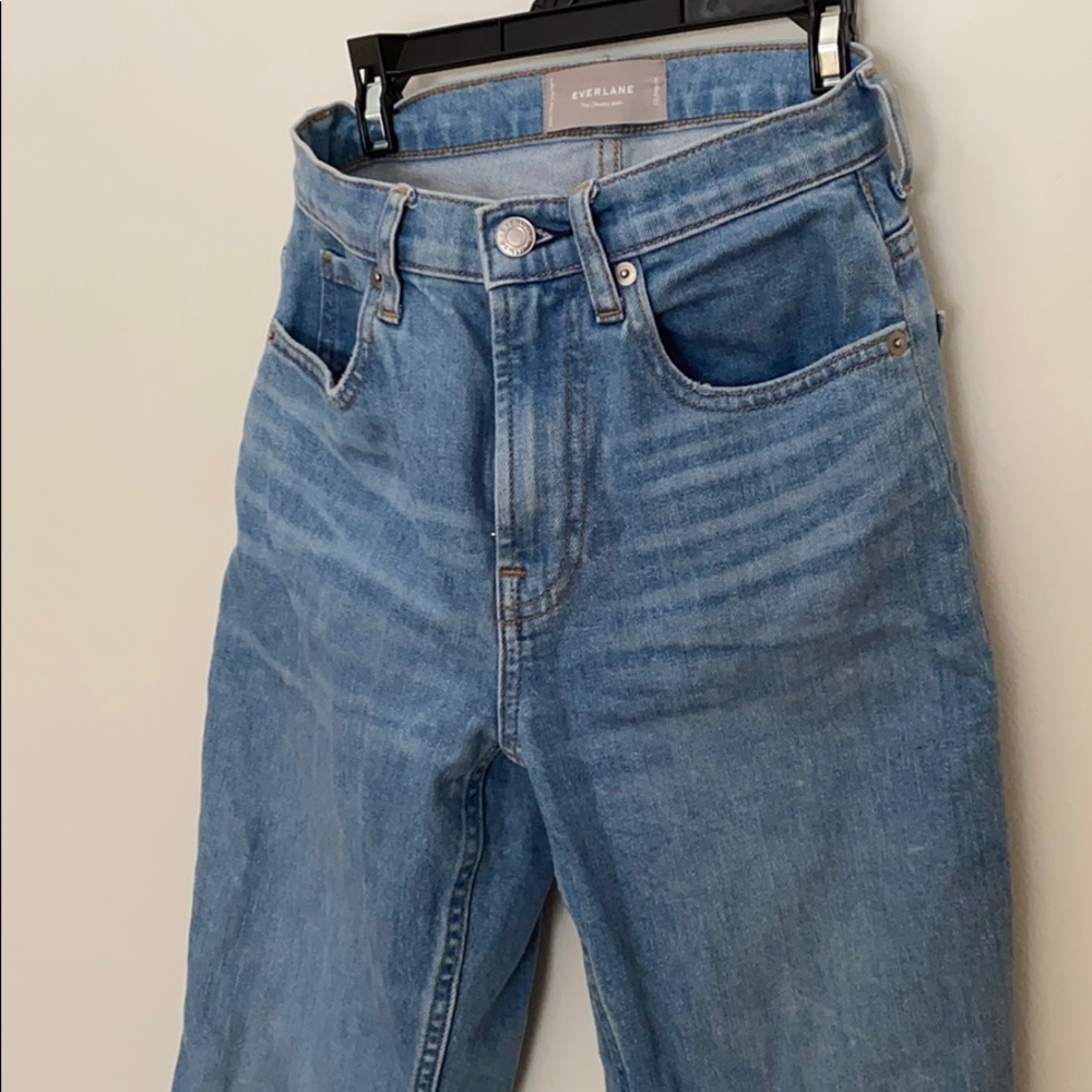 Everlane cheeky 23 high waisted straight leg